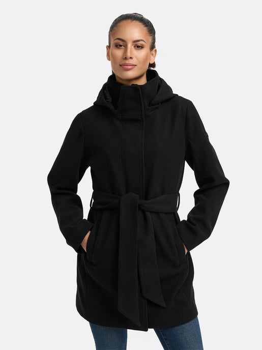 Abrigo para mujer Marikoo Katalinaa con cinturón - Image 6