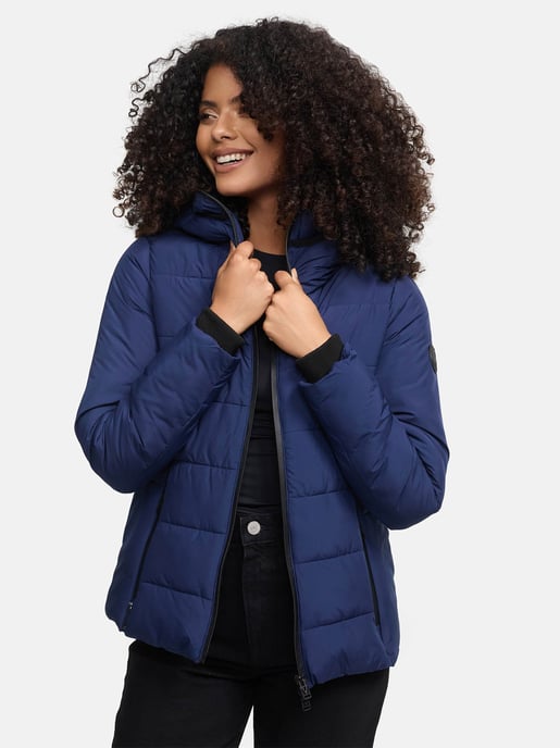 Chaqueta acolchada corta Marikoo con capucha y forro polar – Radaa - Image 2