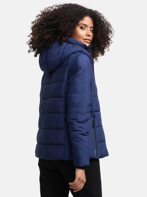 Chaqueta acolchada corta Marikoo con capucha y forro polar – Radaa - Image 4
