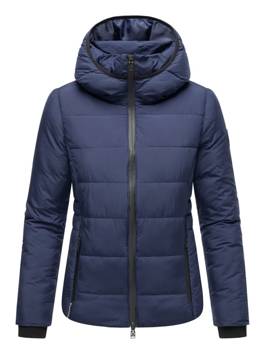 Chaqueta acolchada corta Marikoo con capucha y forro polar – Radaa - Image 6
