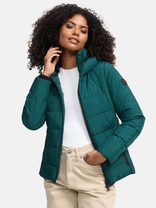 Chaqueta acolchada corta Marikoo con capucha y forro polar – Radaa - Image 2