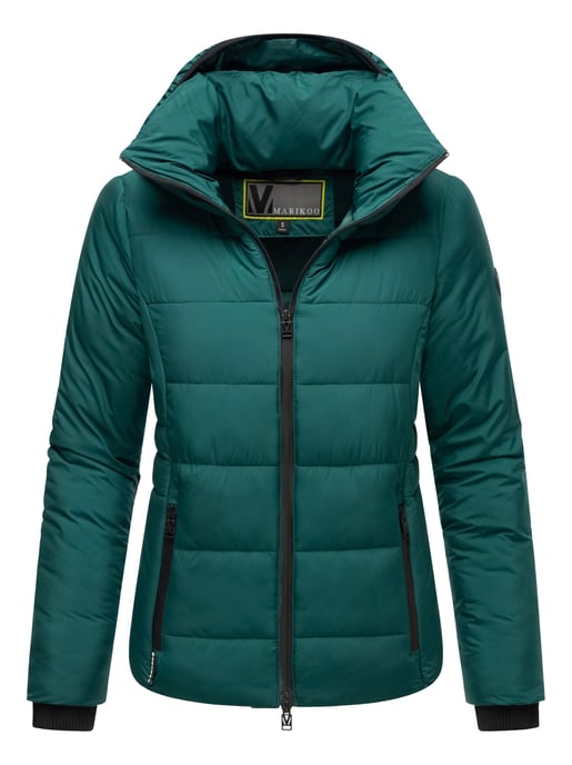 Chaqueta acolchada corta Marikoo con capucha y forro polar – Radaa - Image 4