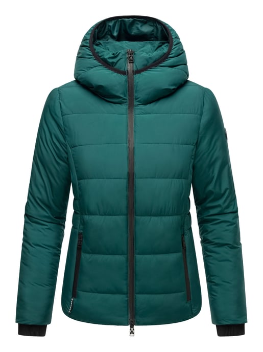 Chaqueta acolchada corta Marikoo con capucha y forro polar – Radaa - Image 5