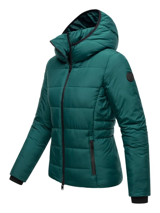 Chaqueta acolchada corta Marikoo con capucha y forro polar – Radaa - Image 6