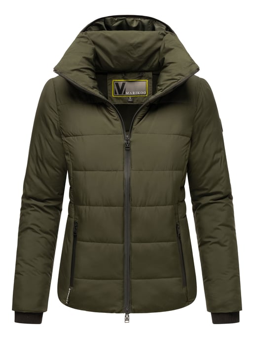 Chaqueta acolchada corta Marikoo con capucha y forro polar – Radaa - Image 4