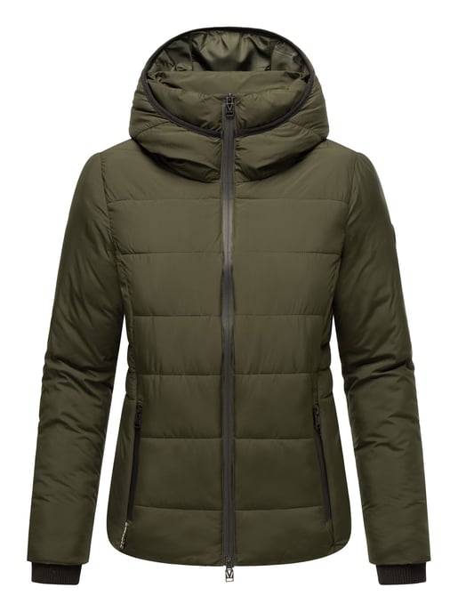 Chaqueta acolchada corta Marikoo con capucha y forro polar – Radaa - Image 5