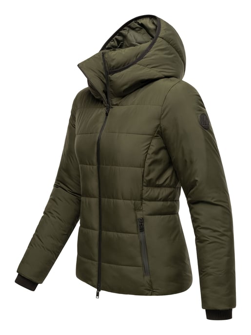 Chaqueta acolchada corta Marikoo con capucha y forro polar – Radaa - Image 6