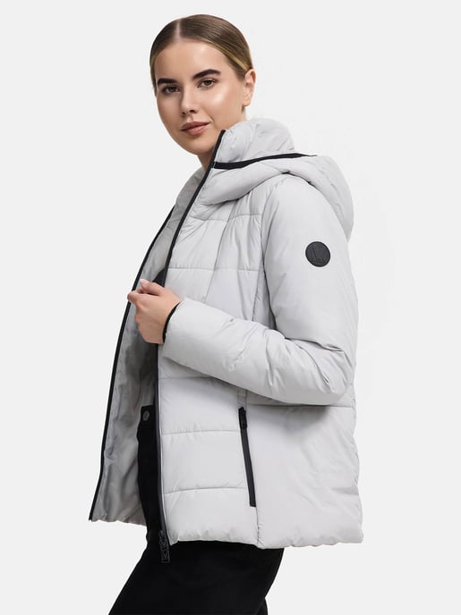 Chaqueta acolchada corta Marikoo con capucha y forro polar – Radaa - Image 2