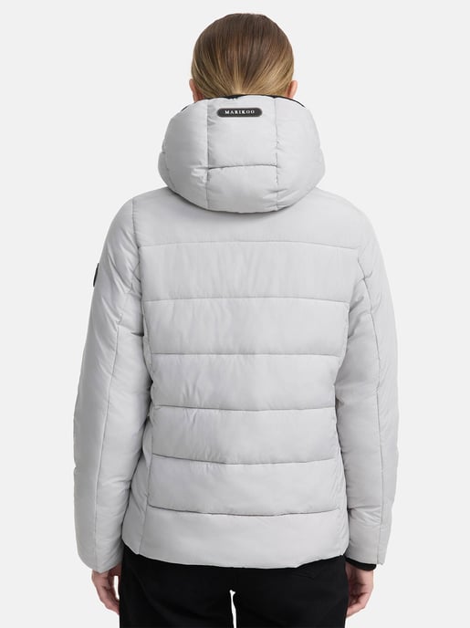 Chaqueta acolchada corta Marikoo con capucha y forro polar – Radaa - Image 4