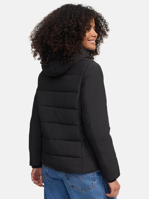 Chaqueta acolchada corta Marikoo con capucha y forro polar – Radaa - Image 4