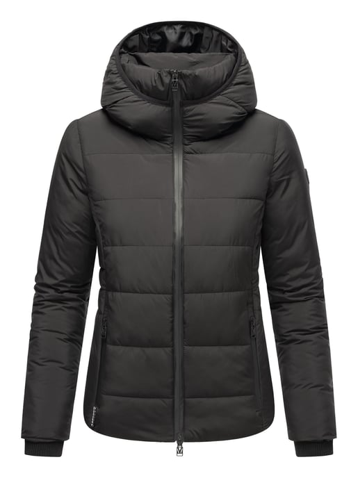 Chaqueta acolchada corta Marikoo con capucha y forro polar – Radaa - Image 6