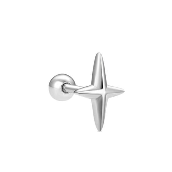 Luxenter Piercing de Plata de Ley 925 acabado en rodio - Uvdia - Image 1