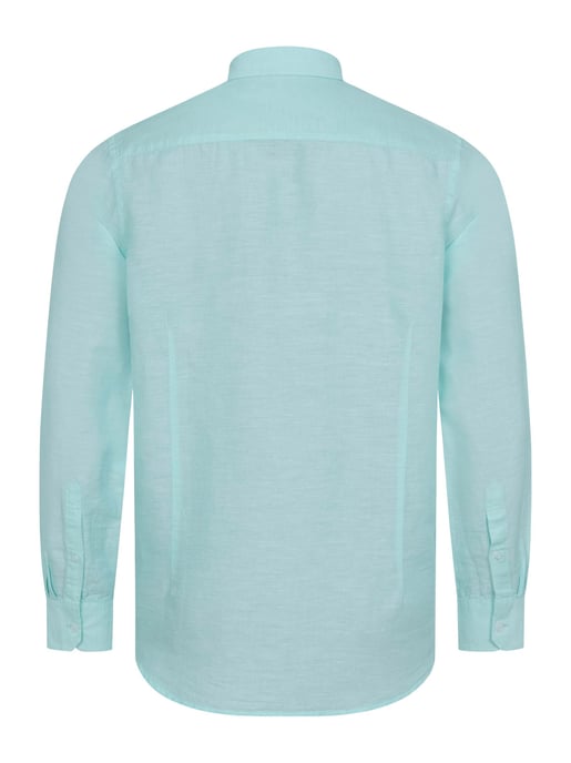 Camisa de lino para hombre U.S. Polo Assn. de mezcla lino y algodón - Image 3