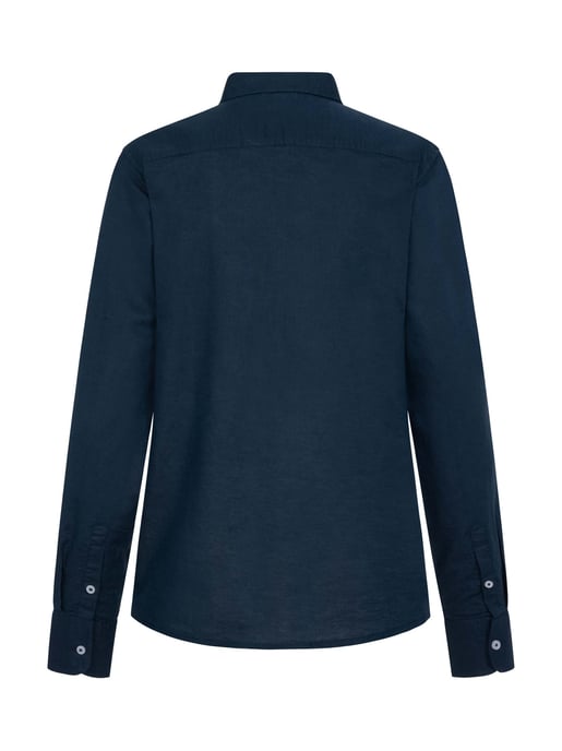 Camisa de lino para mujer U.S. Polo Assn. de mezcla lino y algodón - Image 3