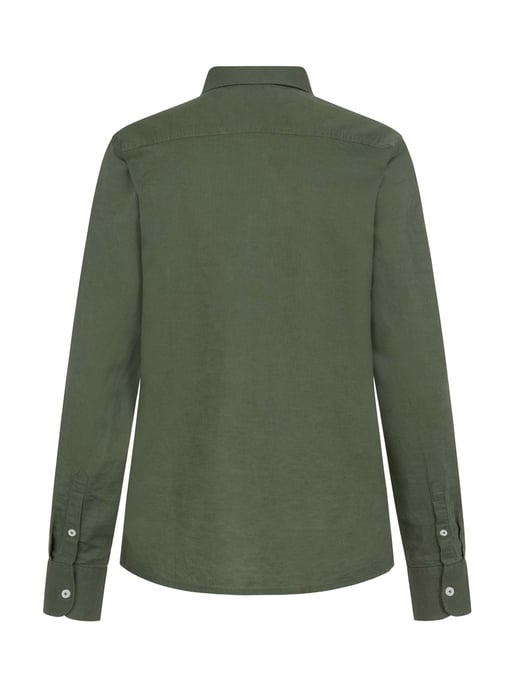Camisa de lino para mujer U.S. Polo Assn. de mezcla lino y algodón - Image 3