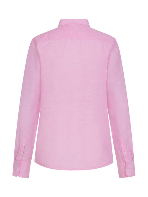 Camisa de lino para mujer U.S. Polo Assn. de mezcla lino y algodón - Image 3