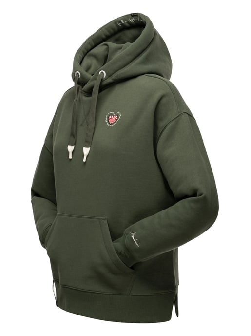Navahoo Sudadera con Capucha para Mujer Goldfee – Cálida con Bolsillo Canguro - Image 4