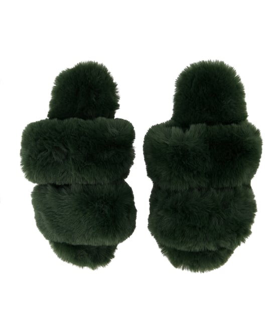 Hunkemöller Fake Fur Slippers - Image 2