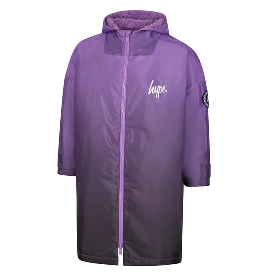 Bata de Cambio para Niños Morado Ombre Chicos y Chicas con Capucha - Image 1