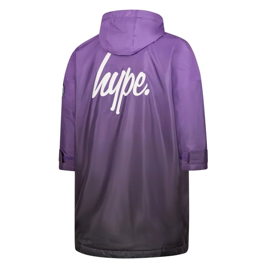 Bata de Cambio para Niños Morado Ombre Chicos y Chicas con Capucha - Image 2