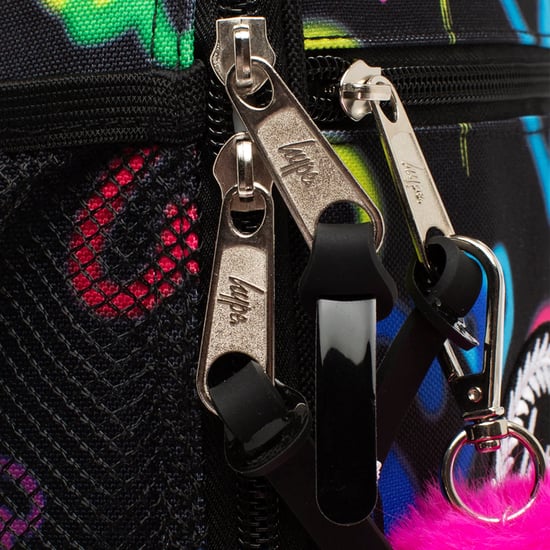 Caja de Almuerzo para Niños Corazones Graffiti Negros | Mochila Escolar Térmica Aislante 4.5L - Image 4