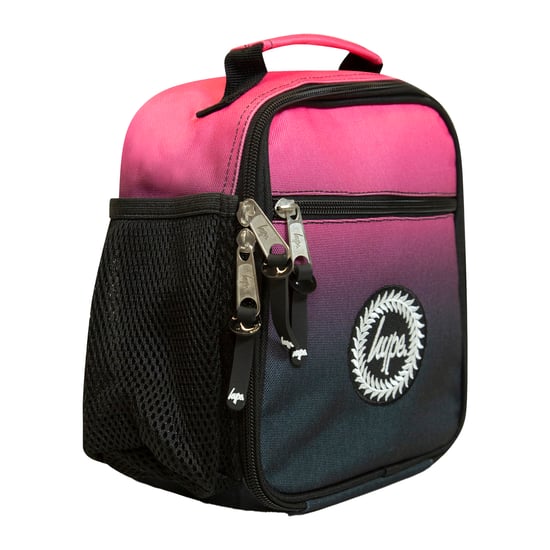 Bolsa de Almuerzo para Niños Desagradable Negra y Rosa | Caja de Almuerzo Escolar Térmica Insulada 4.5L - Image 1
