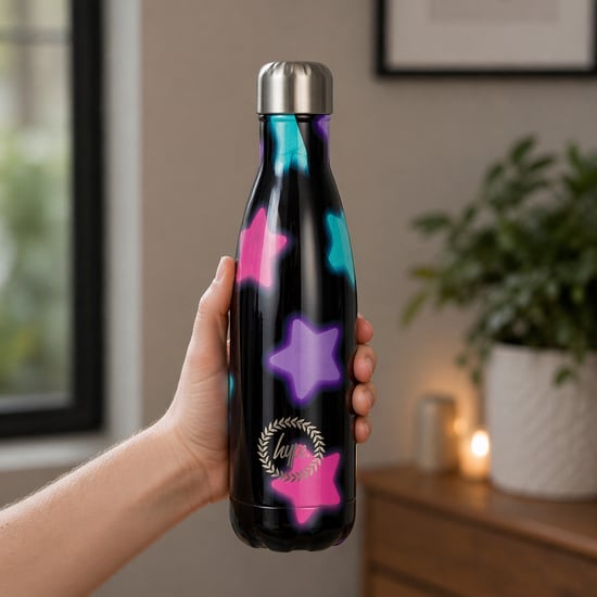 Botella Térmica Estampado Galaxia de Múltiples Estrellas | Botella de Acero Inoxidable a Prueba de Fugas - Image 5