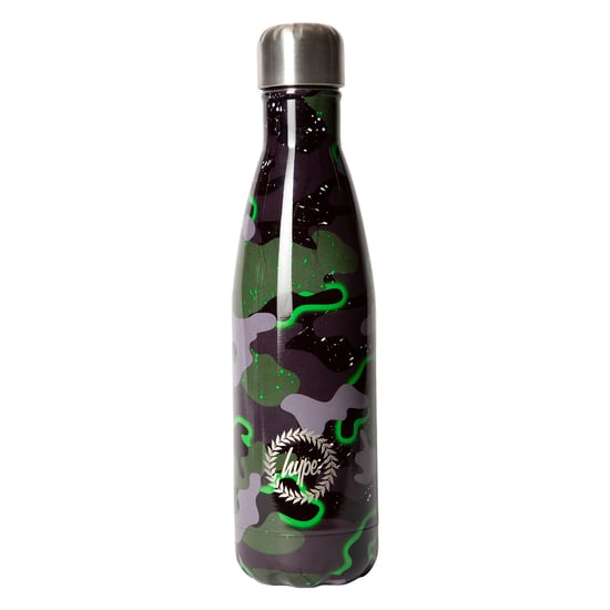 Botella Térmica de 500ml | Acero Inoxidable Verde Camuflaje Aislada a Prueba de Fugas - Image 1