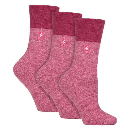Paquete de 3 calcetas térmicas para mujeres, calcetas de invierno cálidas con interior cepillado - Image 1