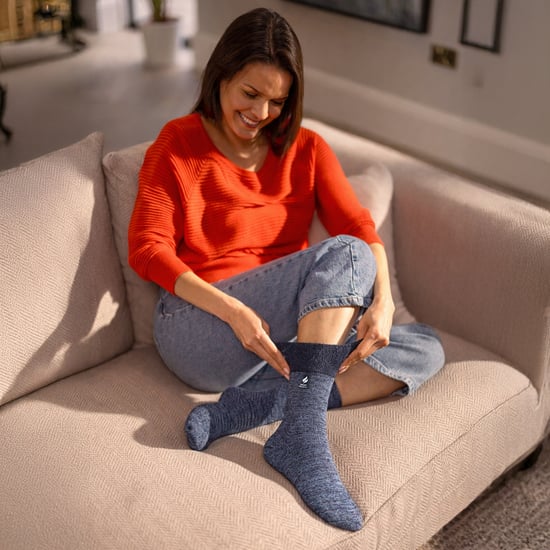 Paquete de 3 calcetines térmicos para mujeres, cálidos, de invierno, tipo crew con interior cepillado - Image 2