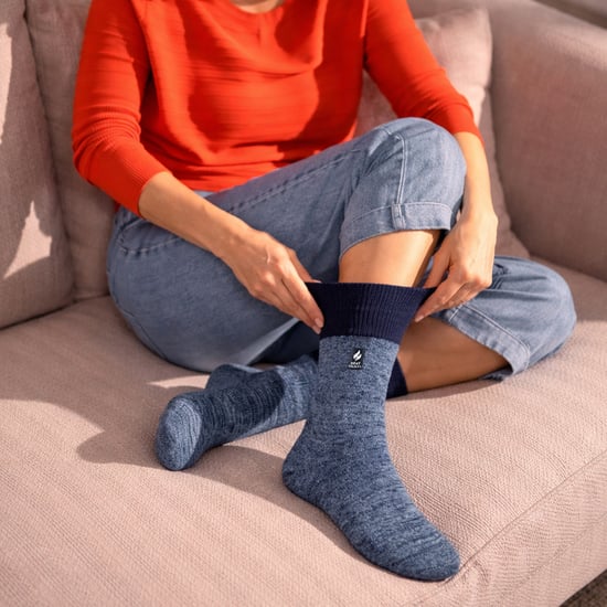 Paquete de 3 calcetines térmicos para mujeres, cálidos, de invierno, tipo crew con interior cepillado - Image 4
