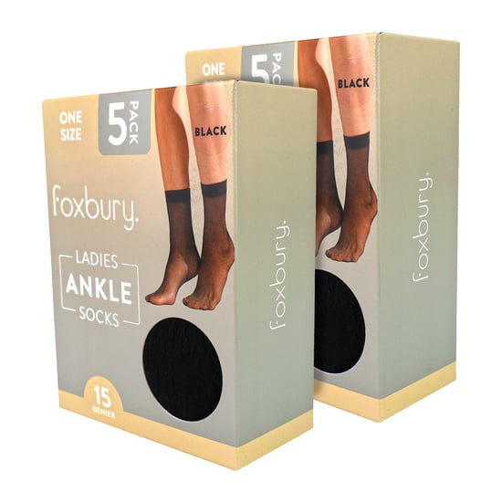 Paquete de 10 Medias Cortas para Mujeres 15 Denier Ligeras y Transparentes - Image 2