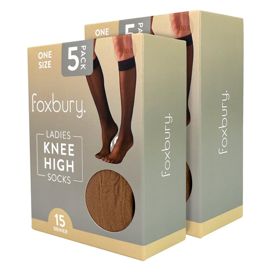 Paquete de 10 medias hasta la rodilla para dames, 15 deniers, medias ligeras y transparentes - Image 2