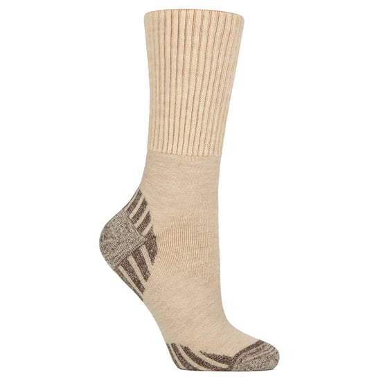 Calcetines de lana para hombres diabéticos | Calcetines de senderismo acolchados de ancho extra - Image 1