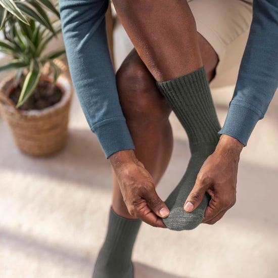 Calcetines de lana para hombres diabéticos | Calcetines de senderismo acolchados de ancho extra - Image 4