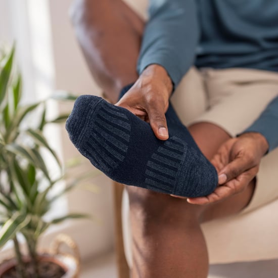 Calcetines de lana para hombres diabéticos | Calcetines de senderismo acolchados de ancho extra - Image 5