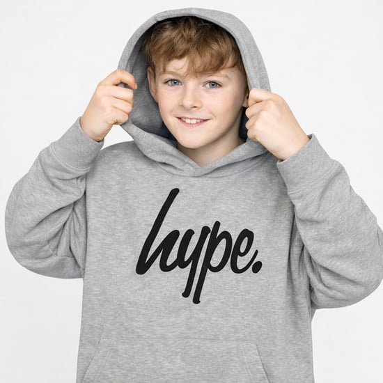 Sudadera con capucha para niños gris suave y casual, ajuste cómodo - Image 5