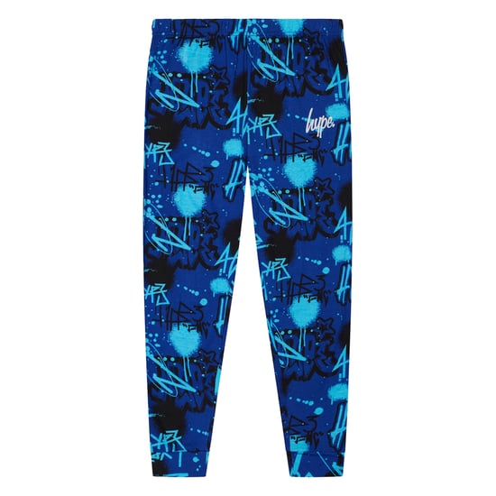 Conjunto de Pijamas de Graffiti Azul para Niños - Ropa de Dormir Suave para Descansar - Image 4