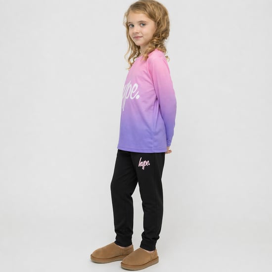 Chándales de Niña Negros Casual Suaves con Puños para Niños - Image 4