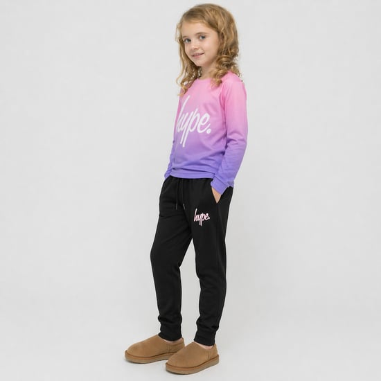 Chándales de Niña Negros Casual Suaves con Puños para Niños - Image 5