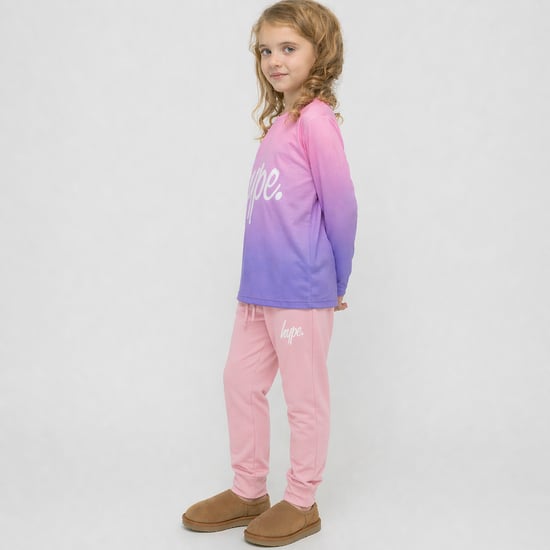 Pantalones Jogger para Niñas Casual Rosa Suaves con Puños para Relajarse - Image 4