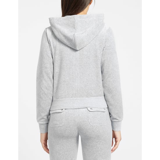 Women's Juicy Couture Velour Full-zip Track Jacket in Silver - Image 3