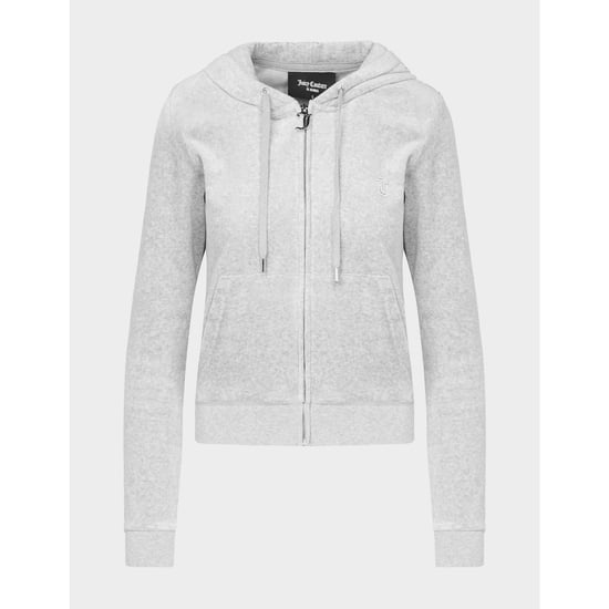 Women's Juicy Couture Velour Full-zip Track Jacket in Silver - Image 5