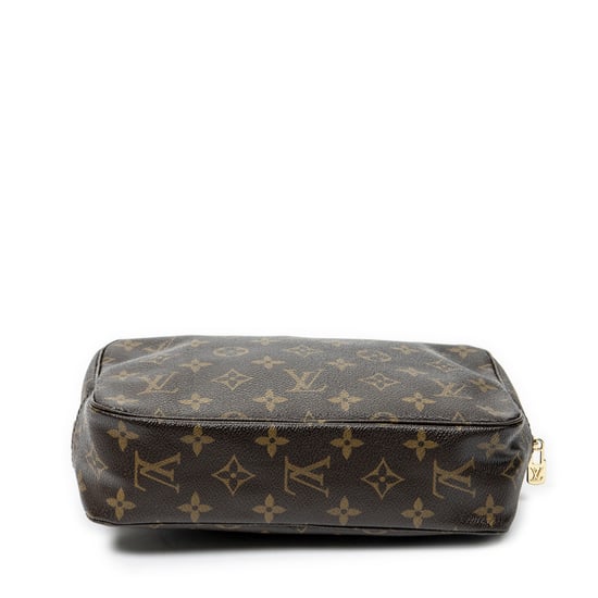 Louis Vuitton Toiletry Pouch PM en marrón Lienzo recubierto - Image 5