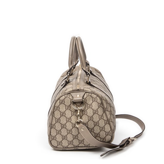 Gucci Small Joy Boston en beige Lienzo recubierto - Image 3