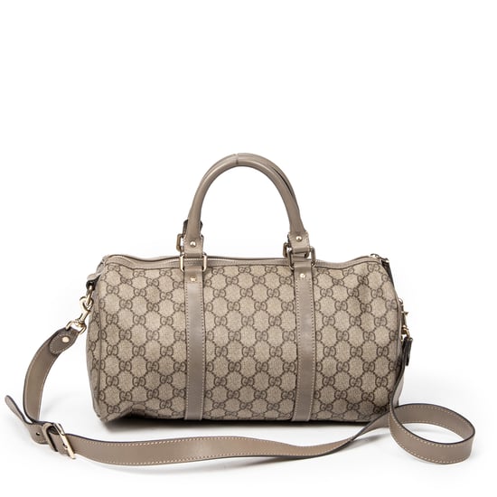 Gucci Small Joy Boston en beige Lienzo recubierto - Image 5