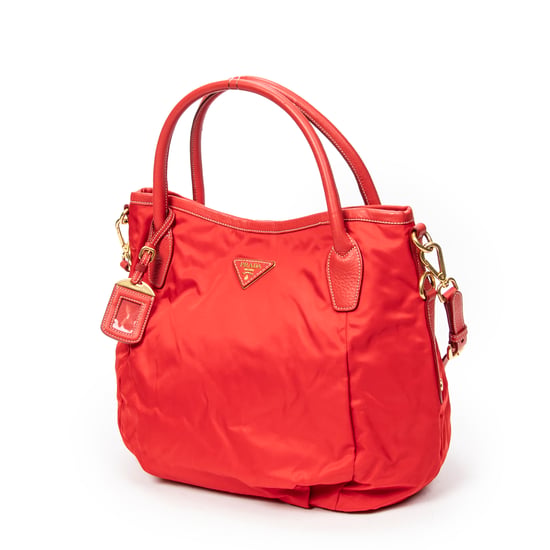 Prada Hobo Bag en Red Lienzo - Image 2
