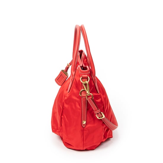 Prada Hobo Bag en Red Lienzo - Image 3