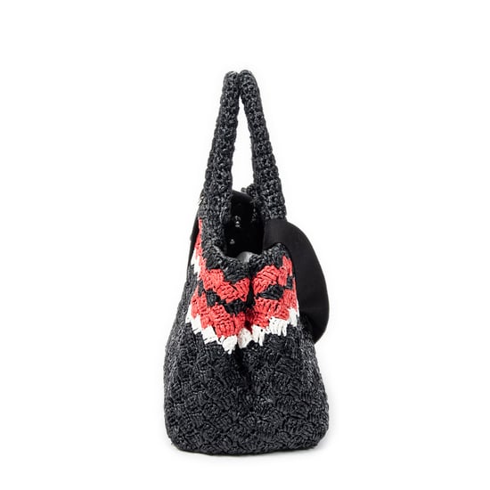 Prada Small Canapa Tote en negro Lienzo - Image 3
