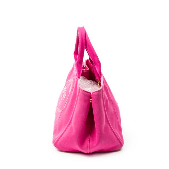 Prada Medium Canapa Tote  en  rosa Lienzo - Image 3